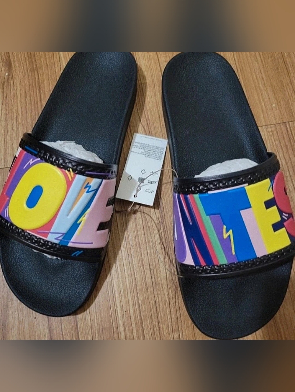 ADIDAS X Kris Andrew Pride Adilette Slide Sandals GX6389 Men's Size 11- LGBTQ